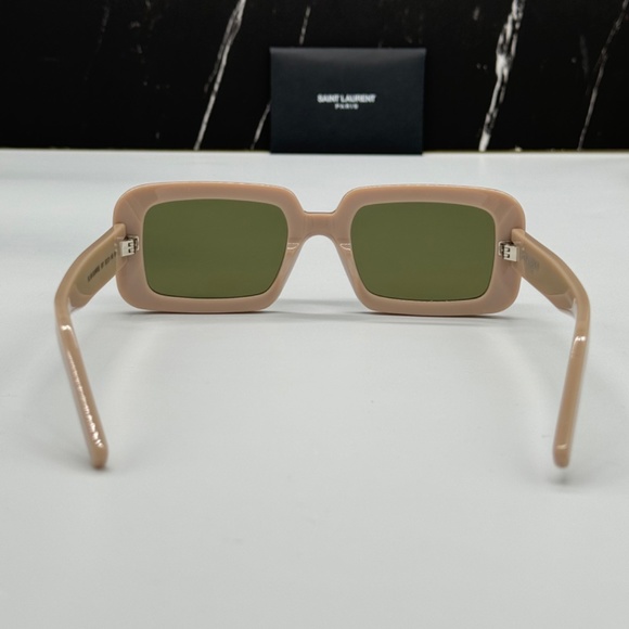 NEW SL534 SUNRISE 007 SAINT LAURENT NUDE GREEN SL 534 SAINT LAURENT SUNGLASSES - Picture 6 of 10